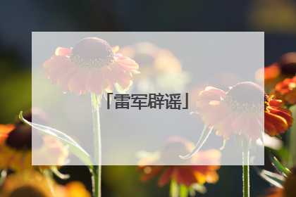 雷军辟谣