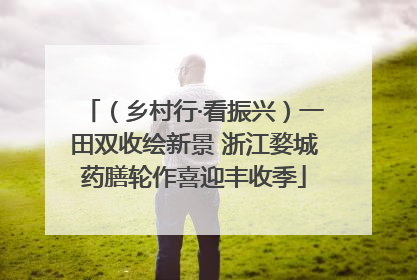（乡村行·看振兴）一田双收绘新景 浙江婺城药膳轮作喜迎丰收季