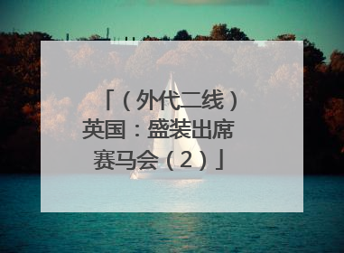 （外代二线）英国：盛装出席赛马会（2）