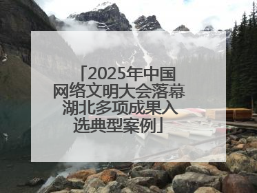 2025年中国网络文明大会落幕 湖北多项成果入选典型案例