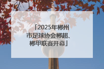 2025年郴州市足球协会郴超、郴甲联赛开幕