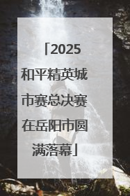 2025和平精英城市赛总决赛在岳阳市圆满落幕